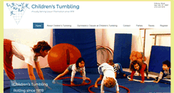 Desktop Screenshot of childrentumbling.com