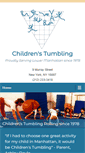 Mobile Screenshot of childrentumbling.com